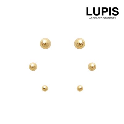ゴールドボールピアスセット 激安ピアスの通販販売 ルピス Lupis