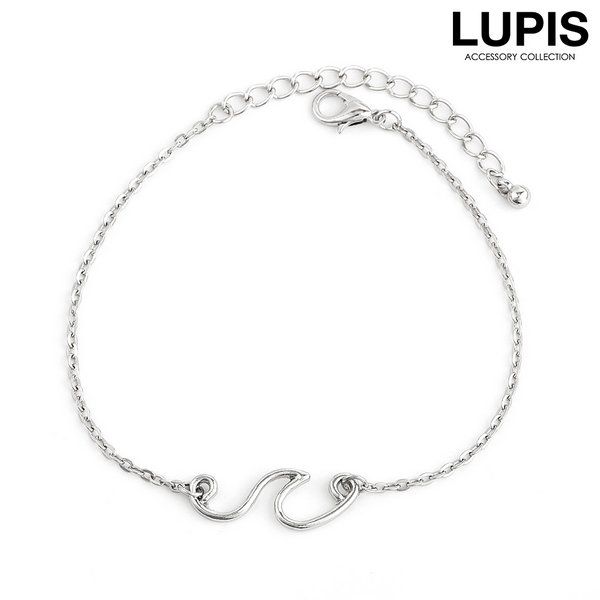 ターコイズビーズレイヤードシルバーアンクレット-激安アンクレットの通販販売-ルピス(LUPIS)