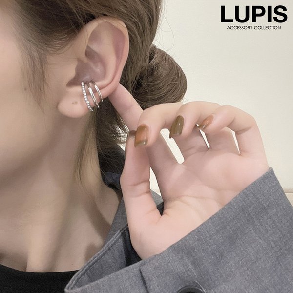 トリプルラインイヤーカフ | 激安イヤリングの通販販売 - ルピス(LUPIS)